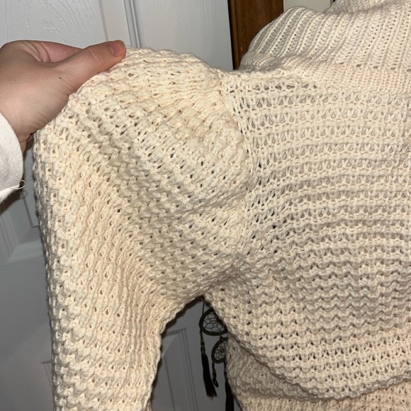 Blu Pepper Cream Knit Cardigan - Picture 7 of 11